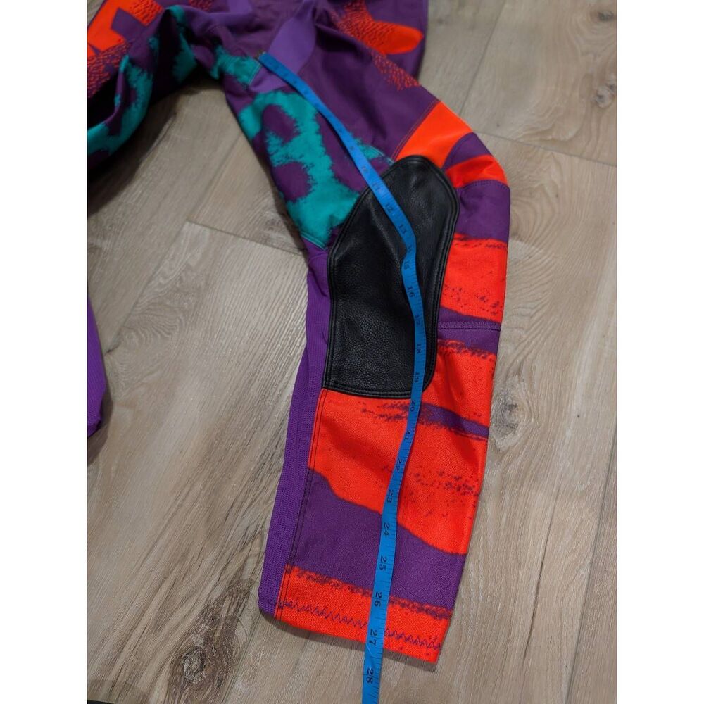 Fox Racing 180 Motocross Pants Women’s 1/2 Purple Orange Y2K Moto Dirt Bike - Picture 15 of 15